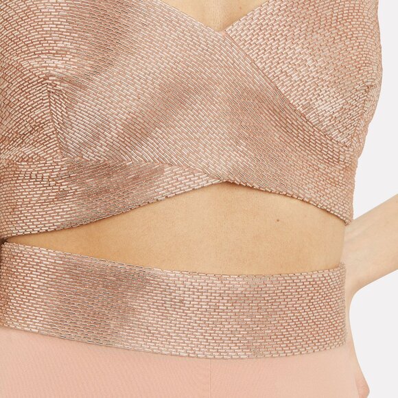 NEW Cushnie Cady Desert Rose Jumpsuit $2195 - Picture 5 of 14